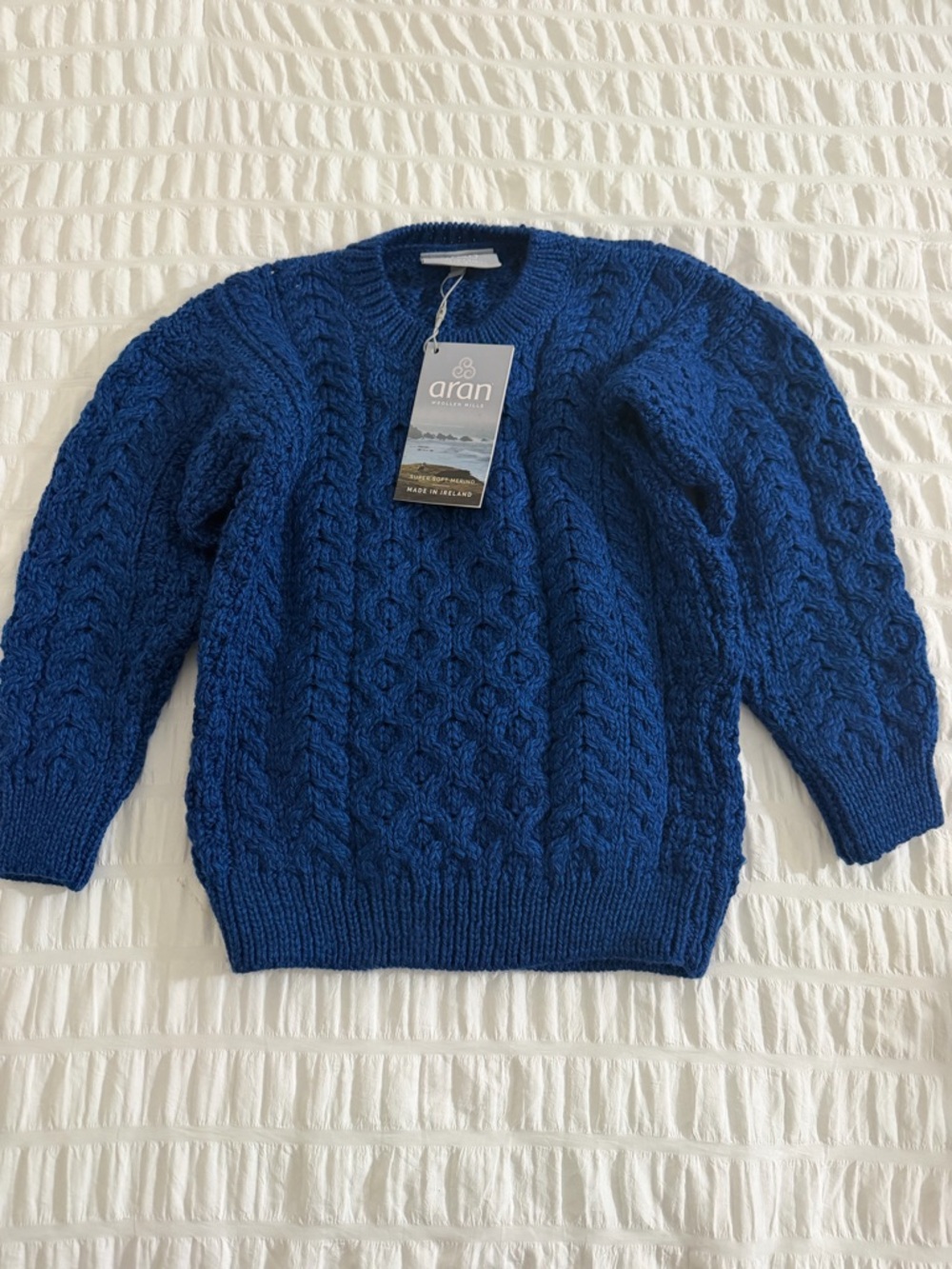 Kid's Super Soft Merino Wool
Aran Sweater